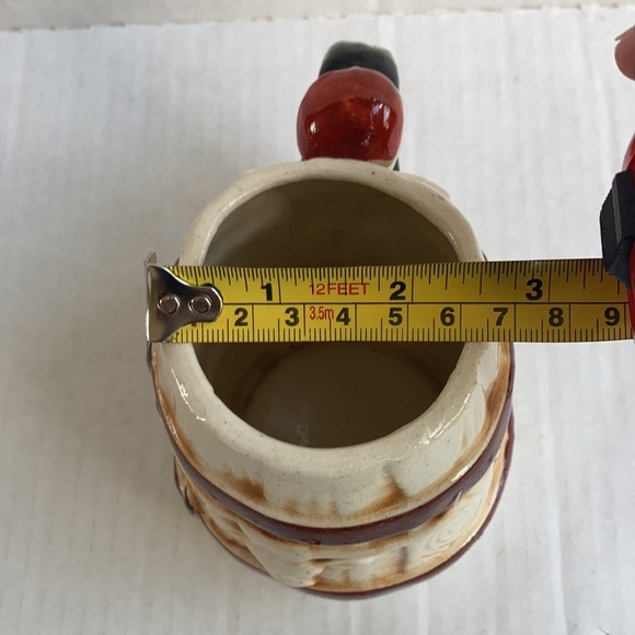 Vintage Japan Takiya barrel mug bull man handle coffee cup mug - Picture 11 of 12